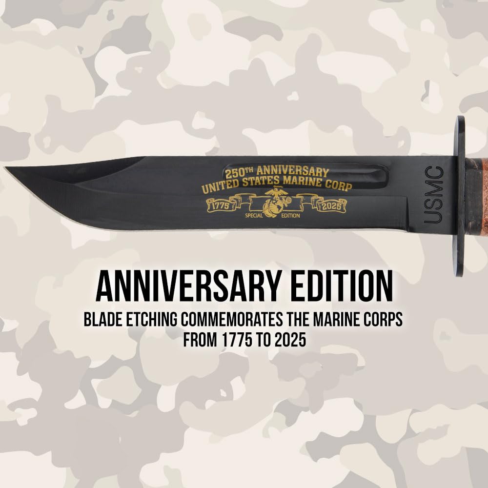 Amazon.com : USMC 250th Anniversary Combat Knife | officially